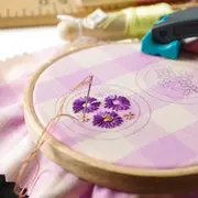 Atelier - Badge fleuri