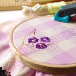 Atelier - Badge fleuri