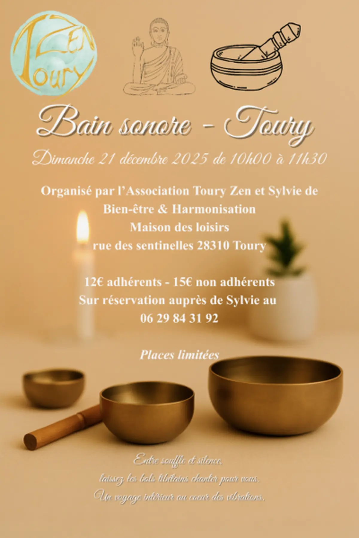 Atelier bien-être « Bain sonore – Toury »