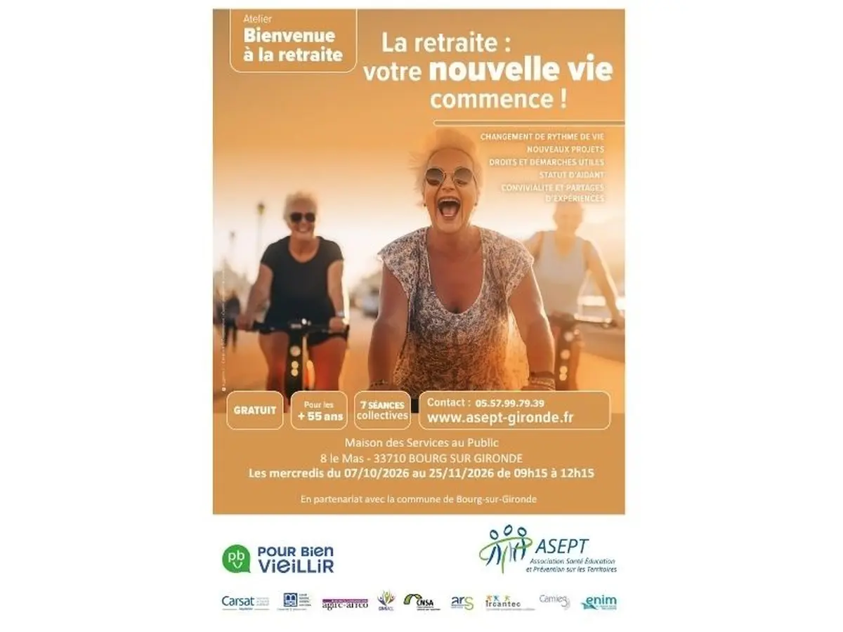 Atelier bienvenue à la retraite