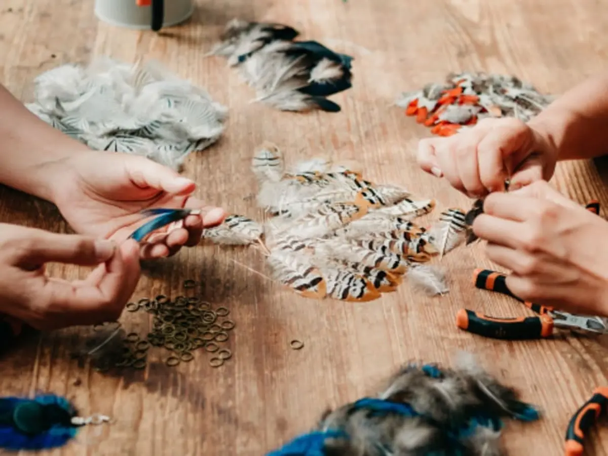 Atelier bijoux en plumes à Montpellier ( 34)
