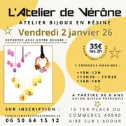Atelier bijoux en résine