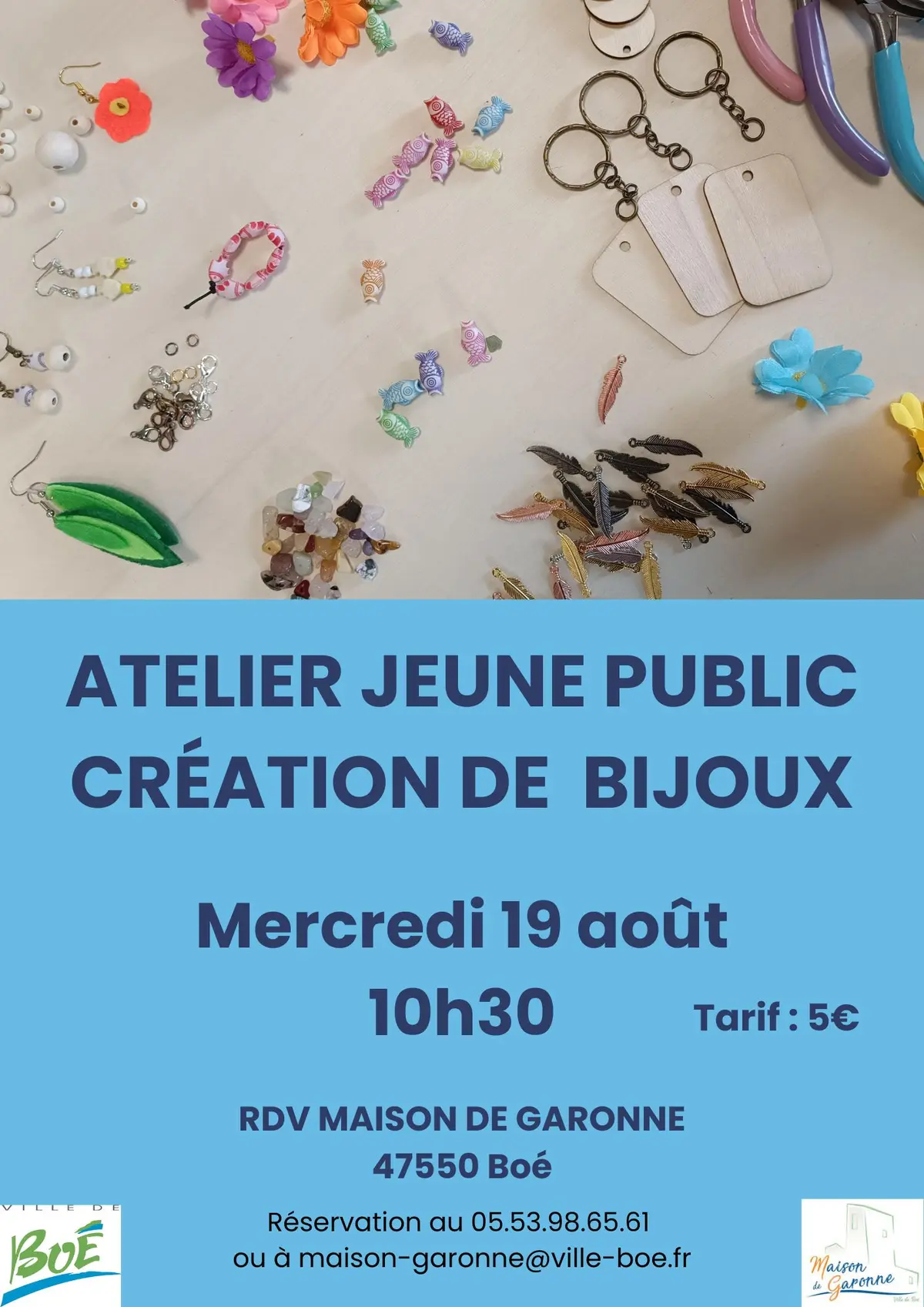 Atelier bijoux nature