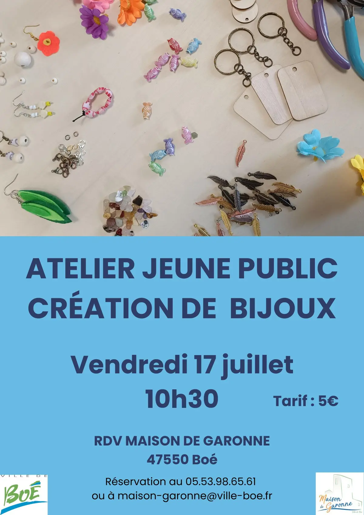 Atelier bijoux nature