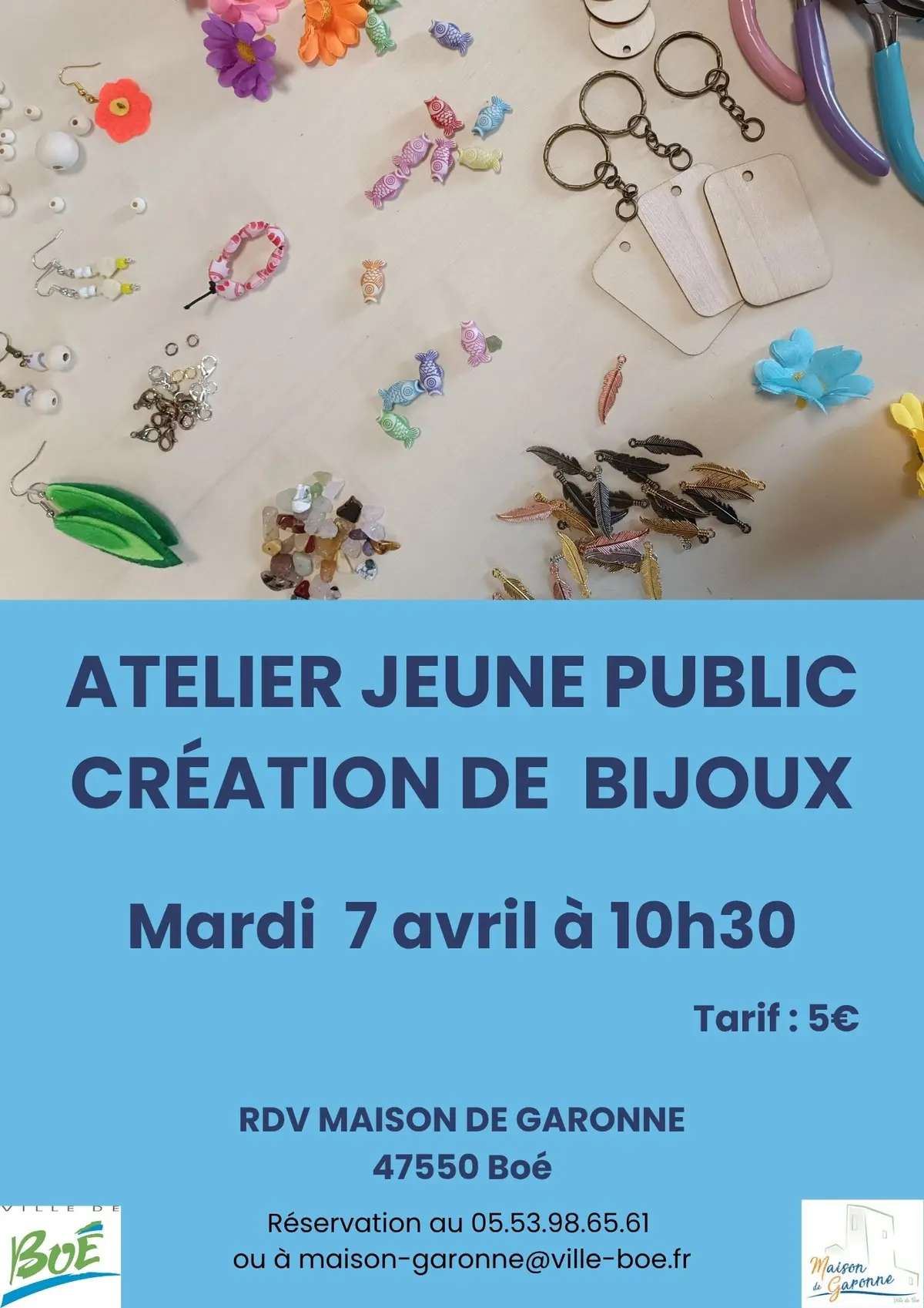 Atelier bijoux nature