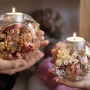 Atelier bougeoir de fleurs séchées à Gentilly (94)