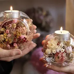 Atelier bougeoir de fleurs séchées à Gentilly (94)