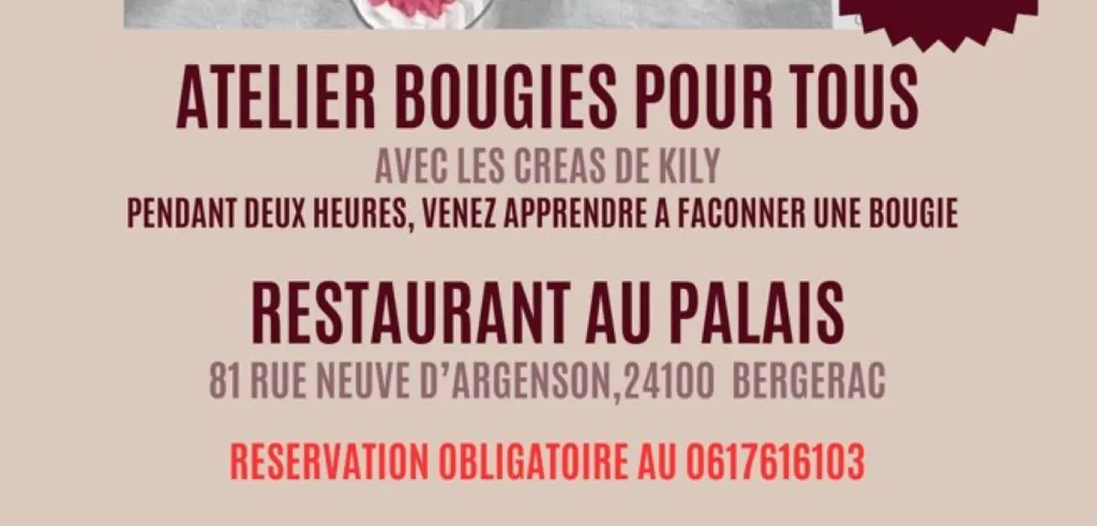 Atelier bougie | Au Palais
