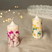 Atelier bougie bloc fleurs séchées à Lagny-sur-Marne (77)