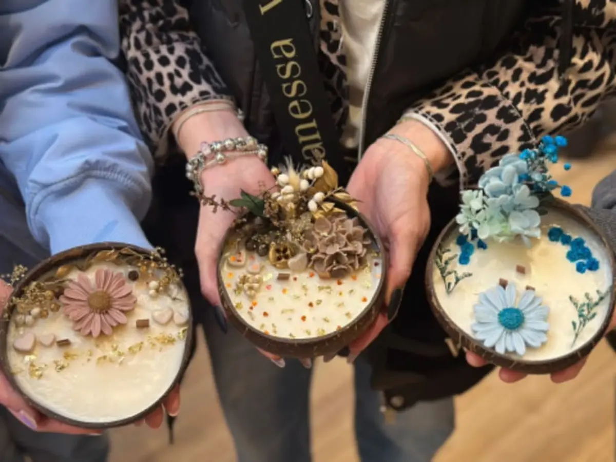 Atelier bougie dans un bol cocotier à Lagny-sur-Marne (77)