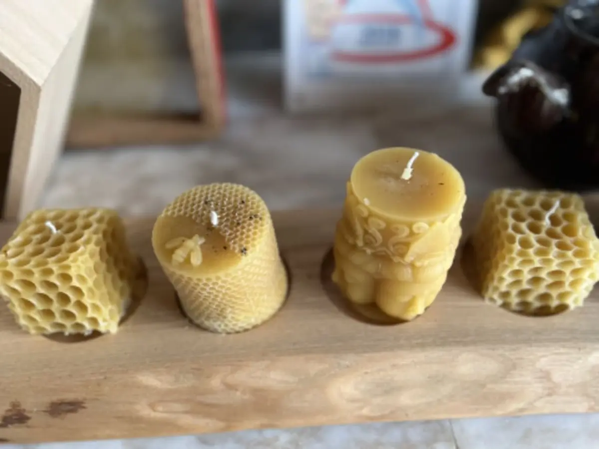 Atelier bougies en cire d'abeilles à Bois-Anzeray (27)