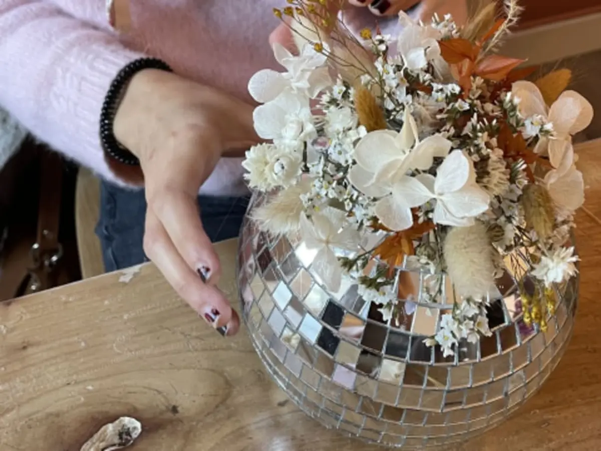 Atelier Boule à Facettes Fleurie à Mouvaux (59)