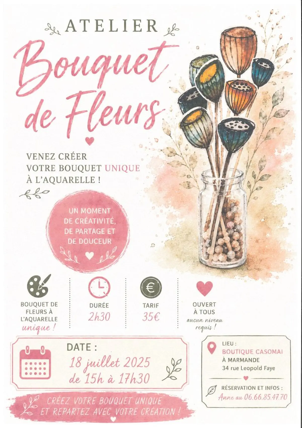 Atelier Bouquet de Fleurs