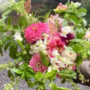Atelier bouquet de fleurs fraiches dans une ferme près de Lyon
