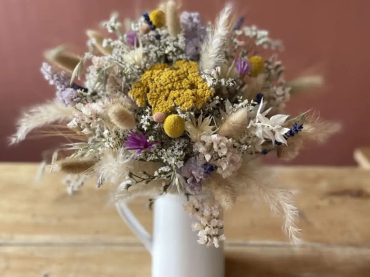 Atelier bouquet de fleurs séchées à Mouvaux (59)