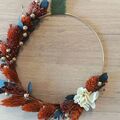 Atelier bouquet de fleurs s&eacute;ch&eacute;es en couronne &agrave; Poitiers (86)