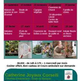 Atelier Bouquet - Worshop à l'Ecole du Bouquet