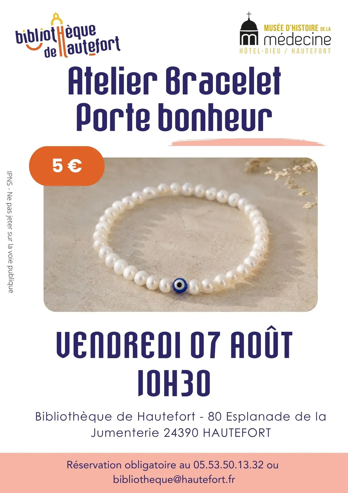 Atelier bracelet porte-bonheur