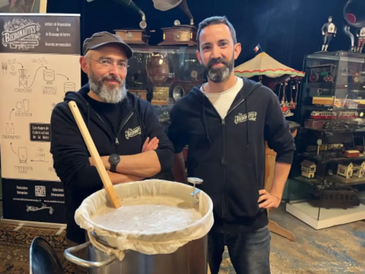 Atelier brassage de bi&egrave;re collectif au Grand Huit &agrave; Rennes (35)
