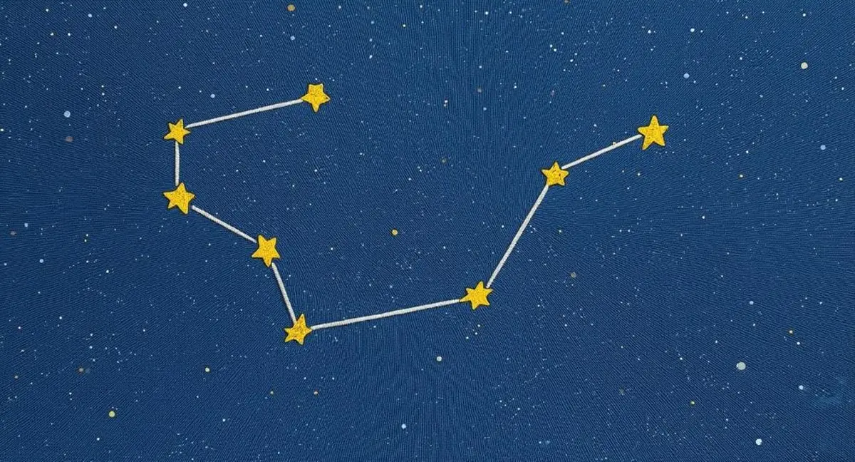 Atelier broderie constellation au Planétarium Ludiver