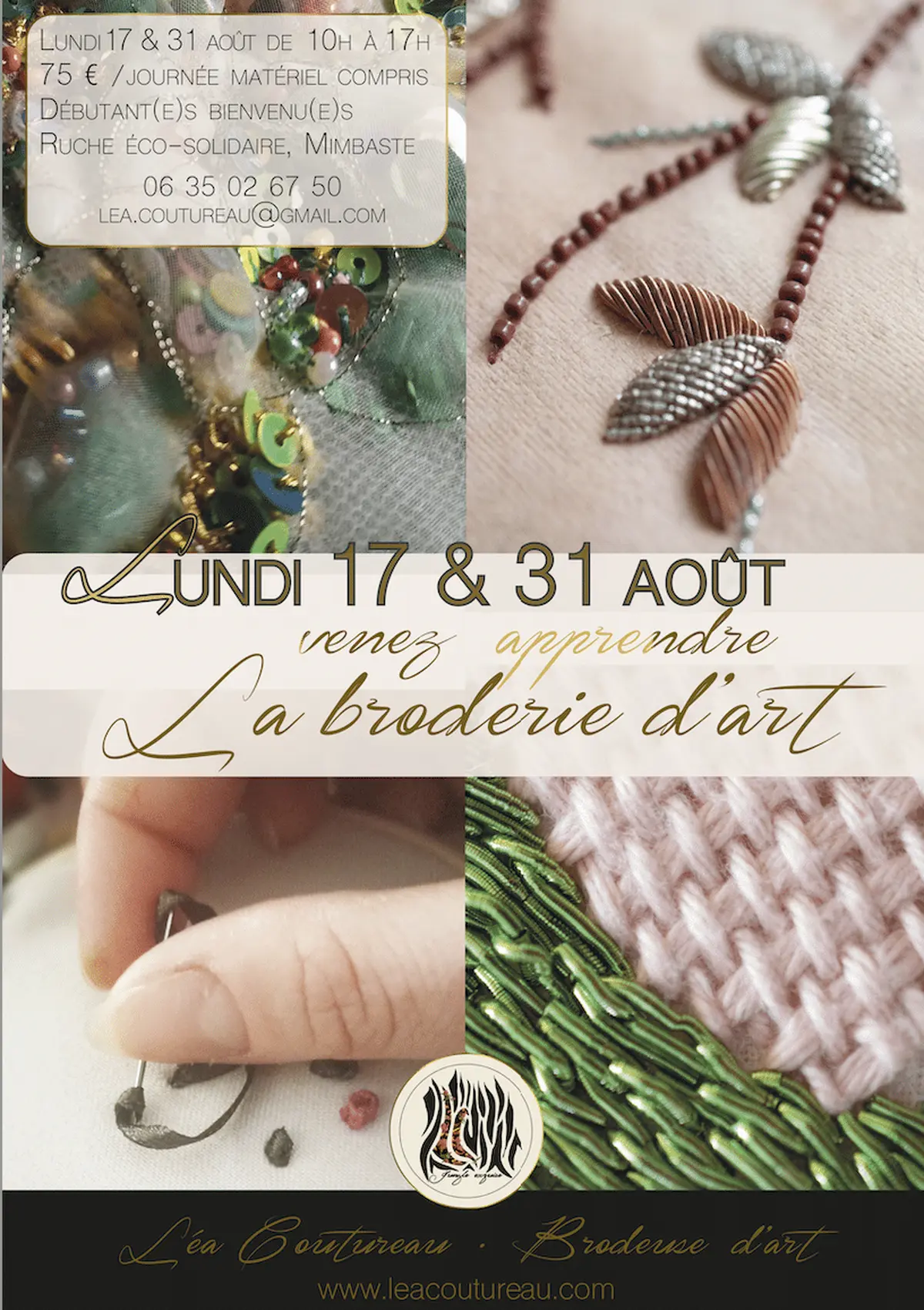 Atelier broderie d'art