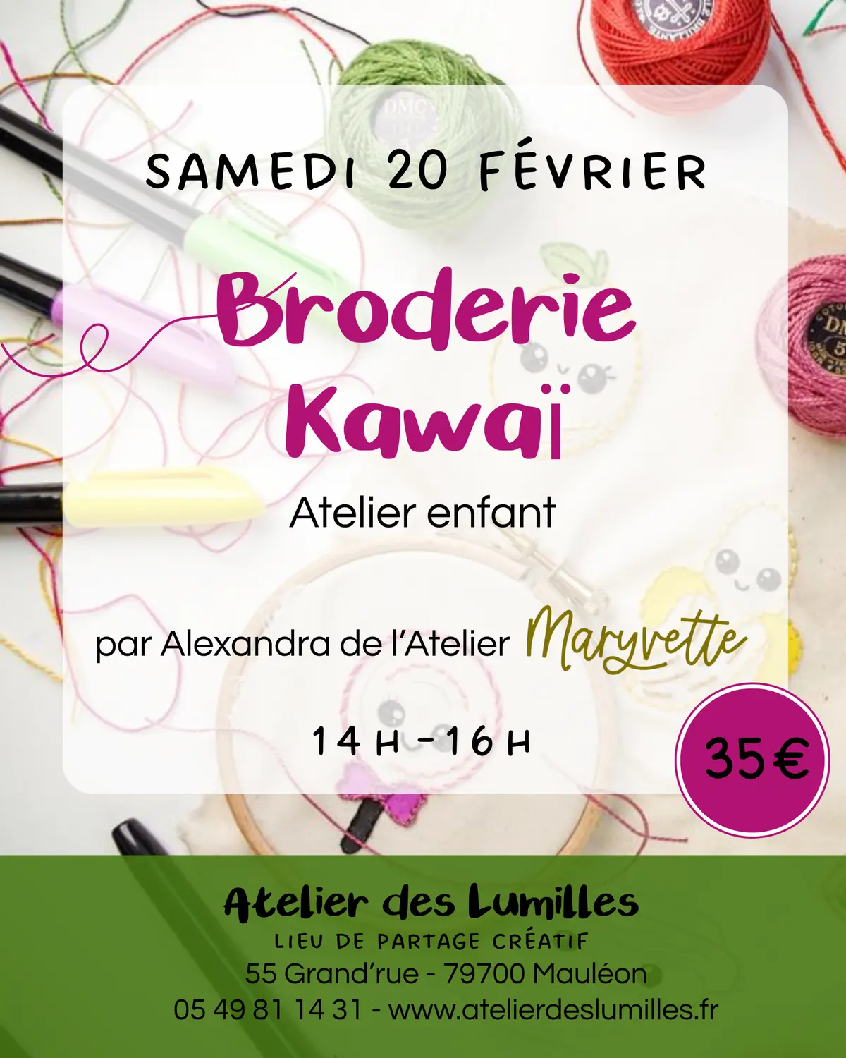 Atelier - Broderie Kawai