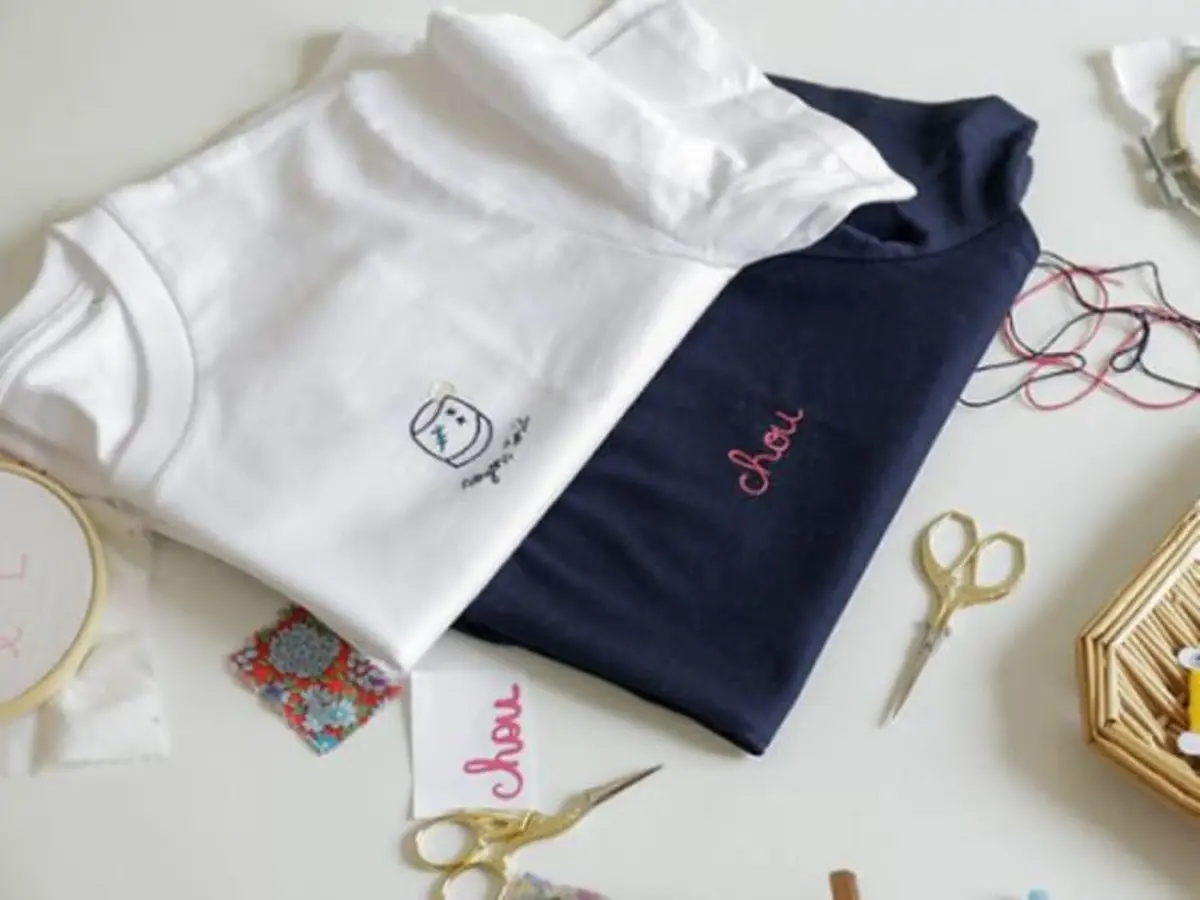 Atelier broderie sur T-shirt à Paris 11ème