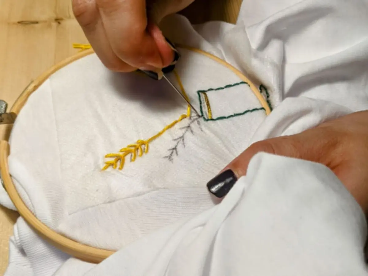 Atelier broderie sur tee-shirt à Toulouse (31)