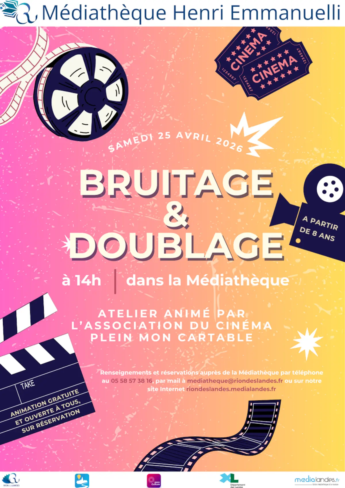 Atelier Bruitage et Doublage