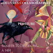 Atelier cadavres exquis oeuvres collaboratives