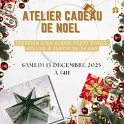 Atelier cadeau de Noël – Création d’un album photo étoile