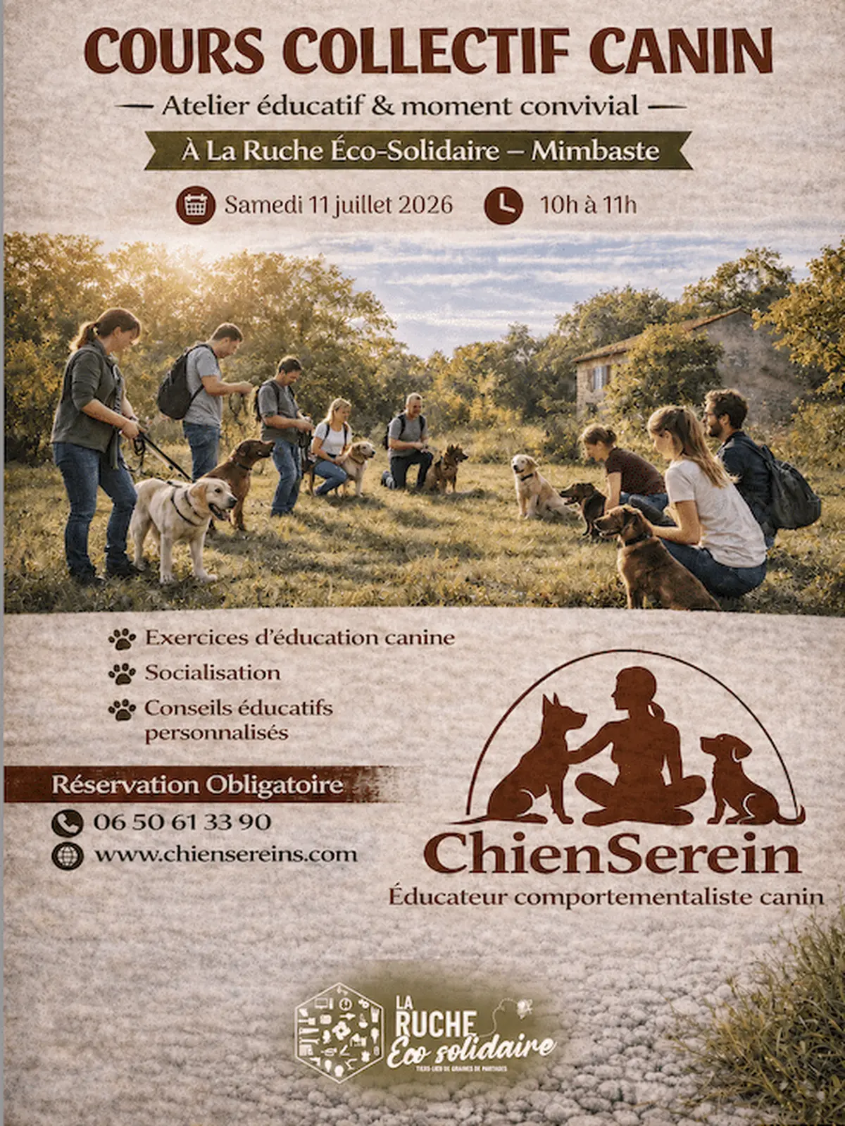 Atelier canin