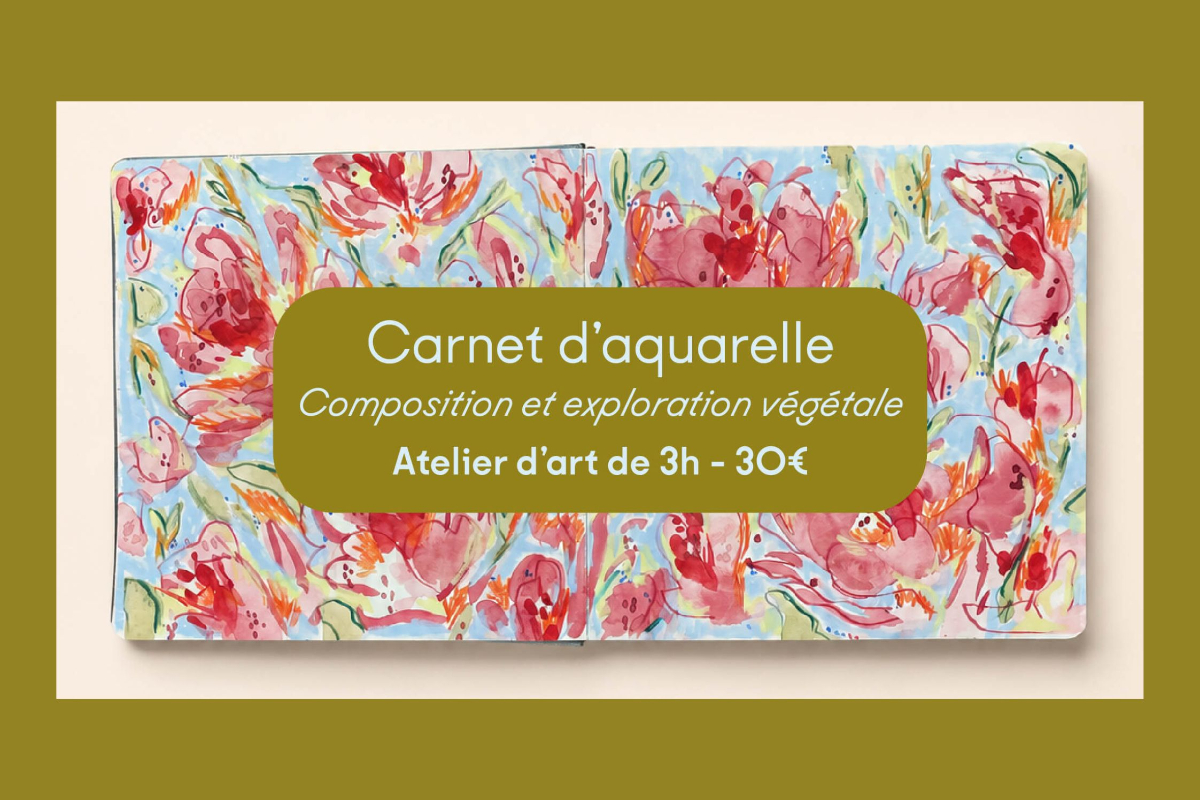 Atelier | Carnet botanique à l'aquarelle