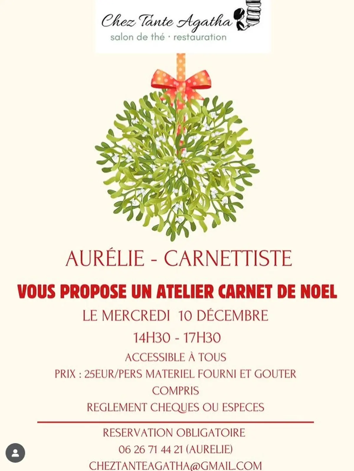Atelier Carnet de Noël