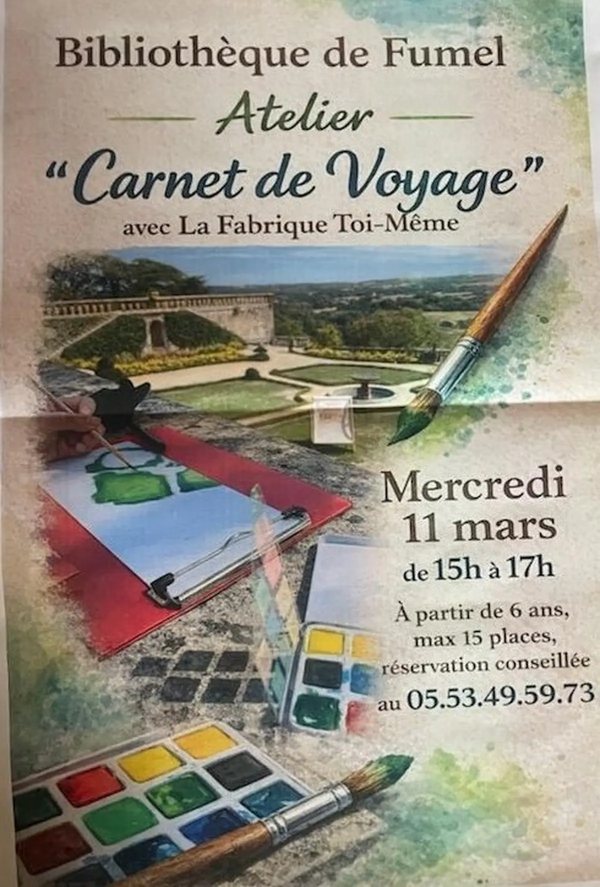 Atelier Carnet de Voyage