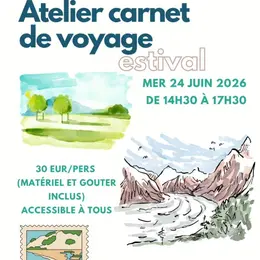 Atelier Carnet de voyage estival
