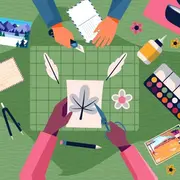 Atelier cartes postales