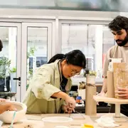 Atelier céramique création d'un vase à Gennevilliers (92)