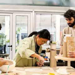 Atelier céramique création d'un vase à Gennevilliers (92)