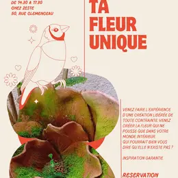 Atelier céramique Crée ta fleur unique