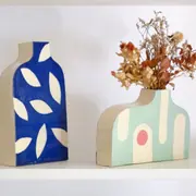 Atelier céramique vase plat à Mérignac (33)