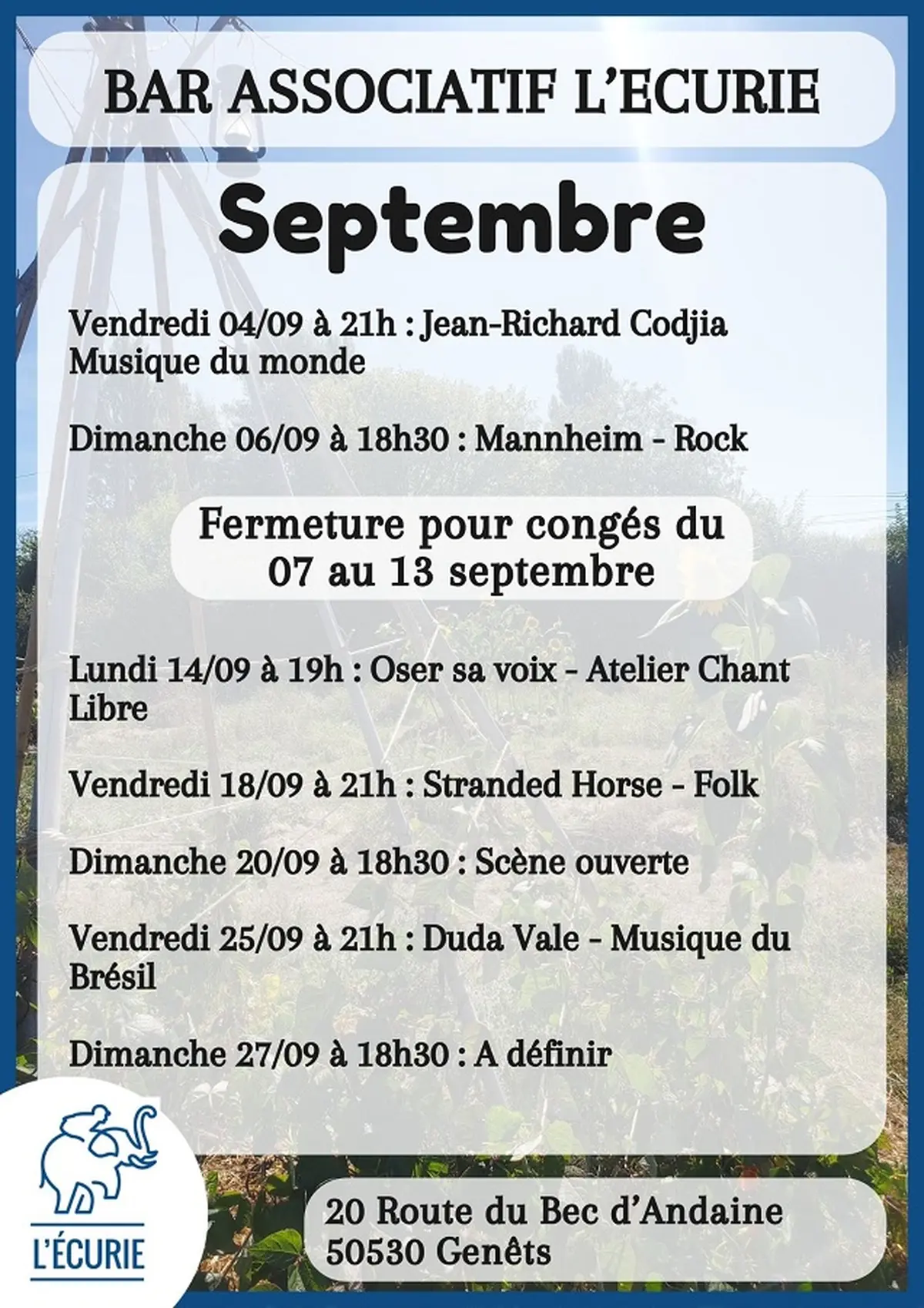 Atelier chant Oser sa voix