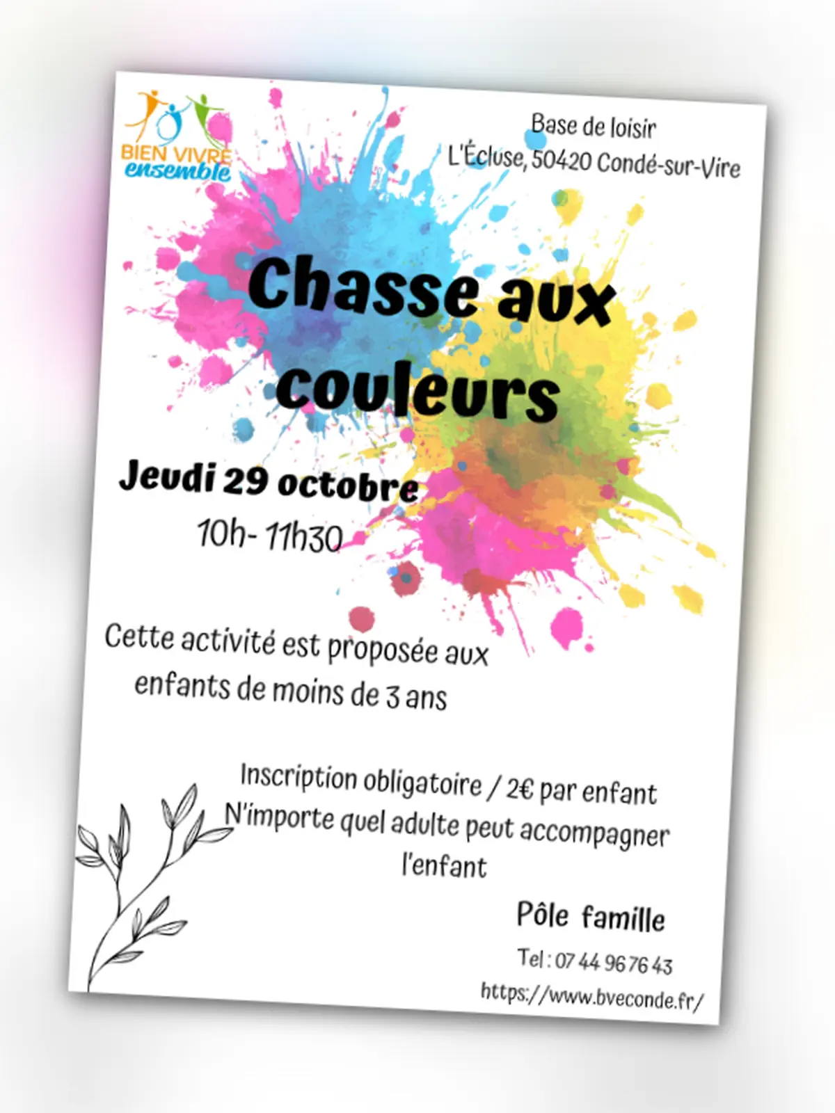 Atelier Chasse aux couleurs