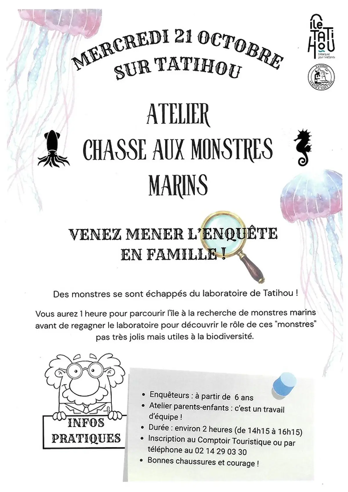 Atelier : chasse aux monstres marins