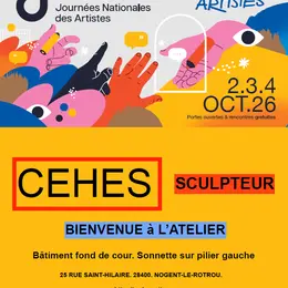Atelier Claude CEHES - Les Journées Nationales des Artistes