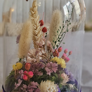 Atelier cloche de fleurs séchées bio en duo adulte-enfant