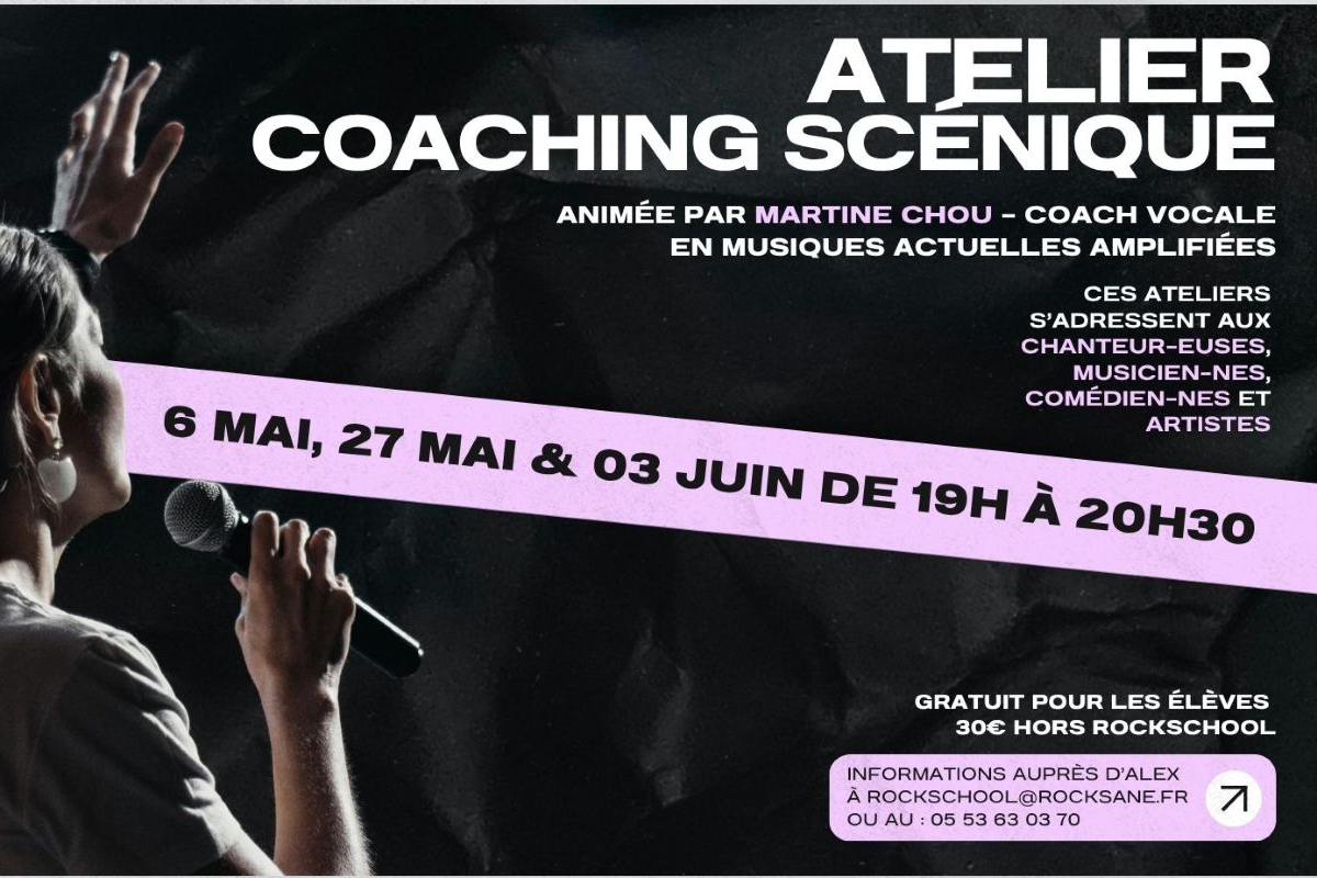 Atelier coaching scénique