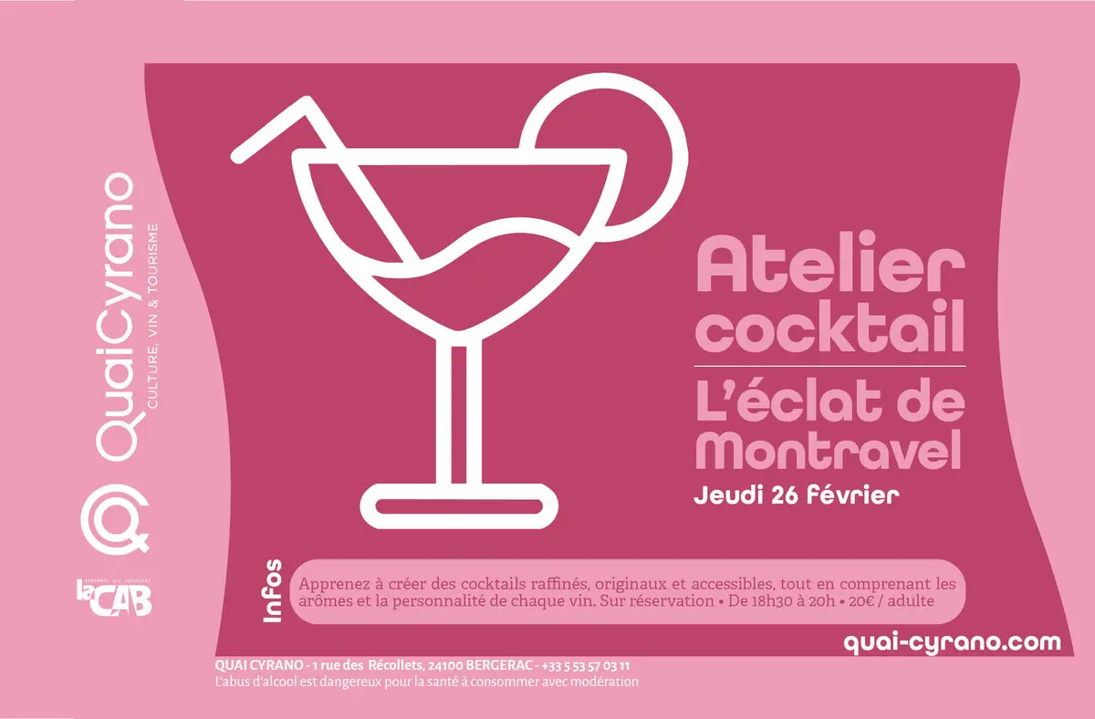 Atelier cocktail | L’éclat de Montravel