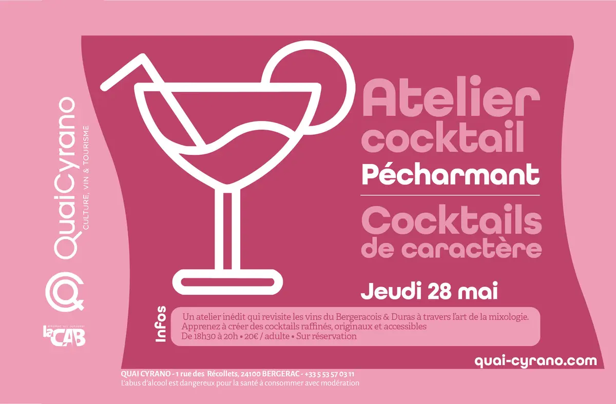 Atelier cocktail | Pécharmant : Cocktails de caractère