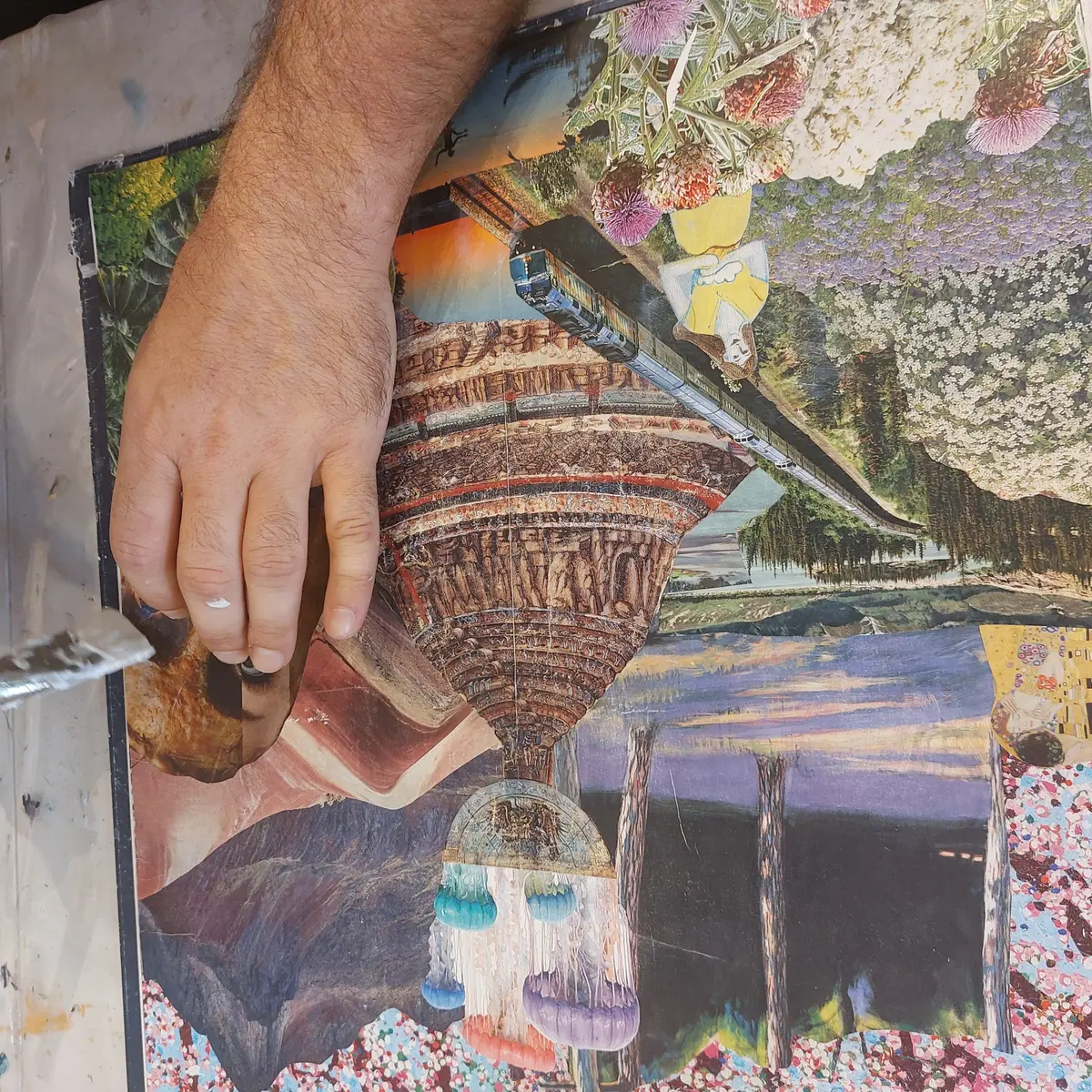 Atelier collage d'art